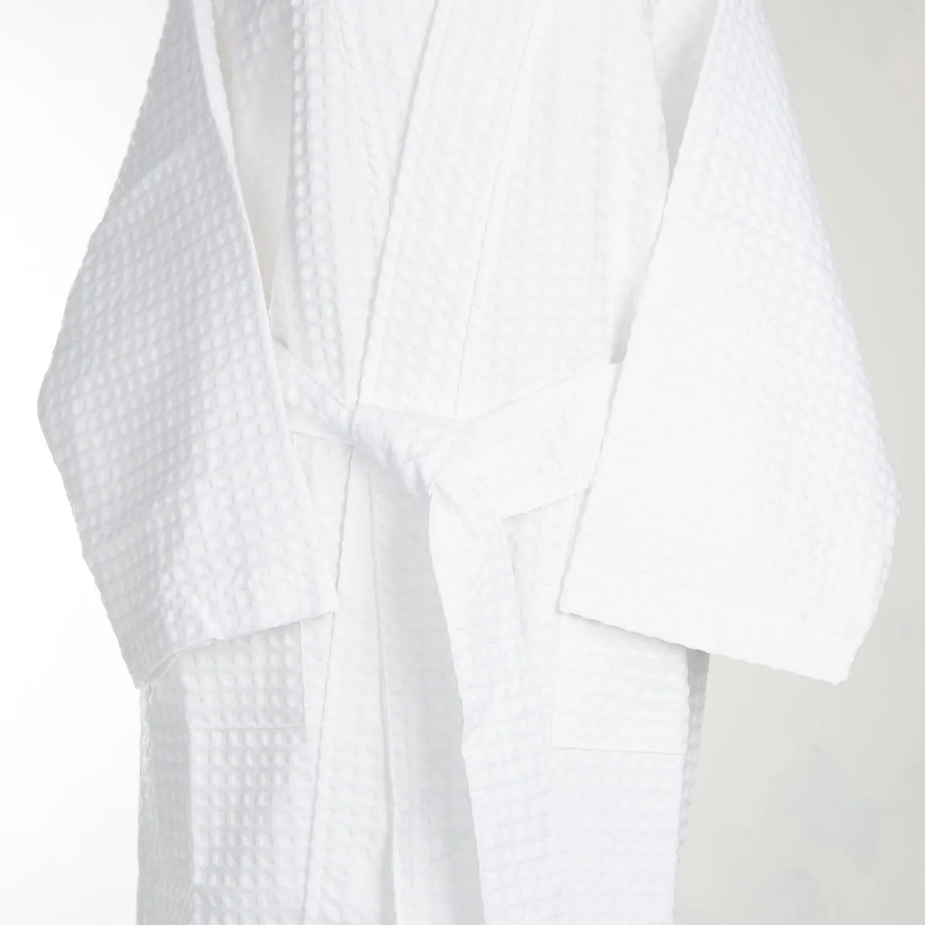 White Cotton Kimono Robe (Large)
