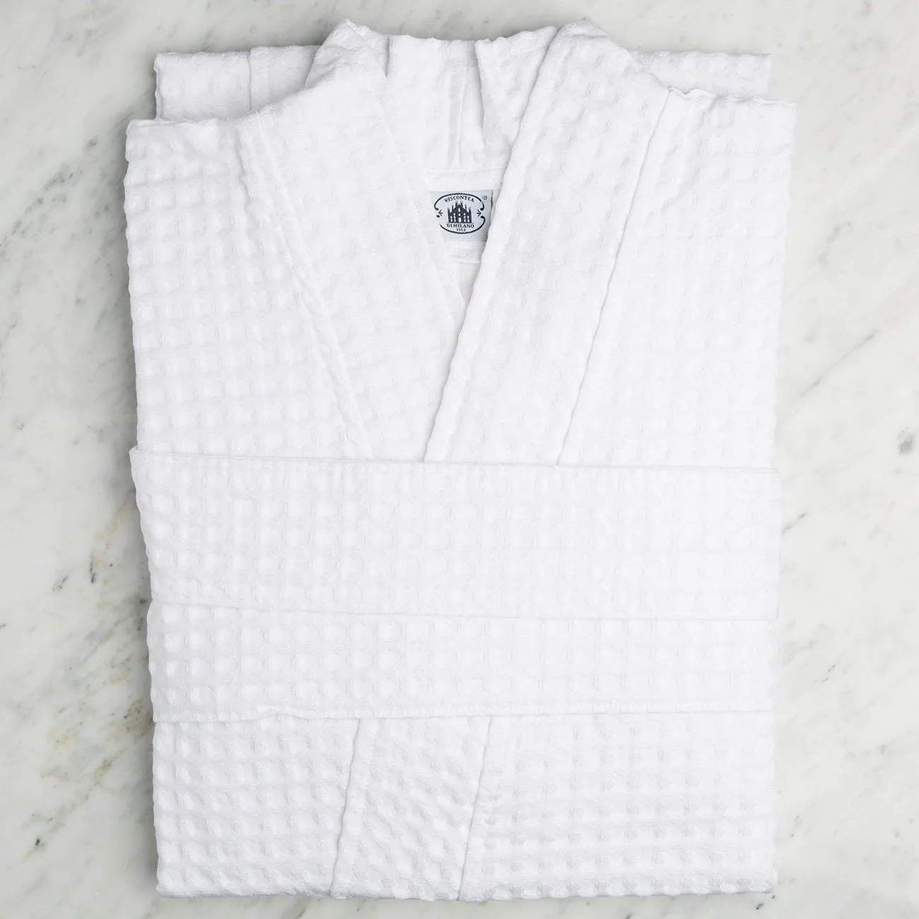 White Cotton Kimono Robe (Large)