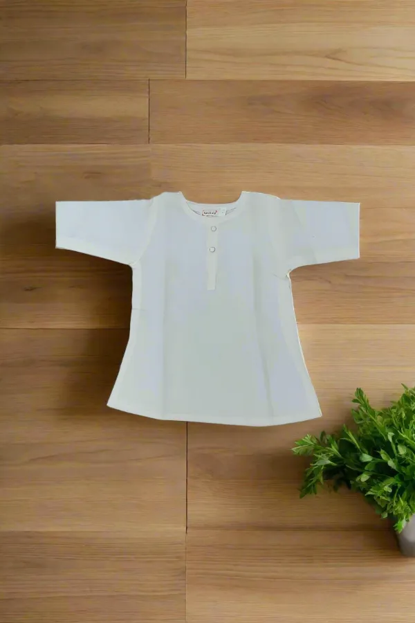 White Cotton Kurta Pajamas