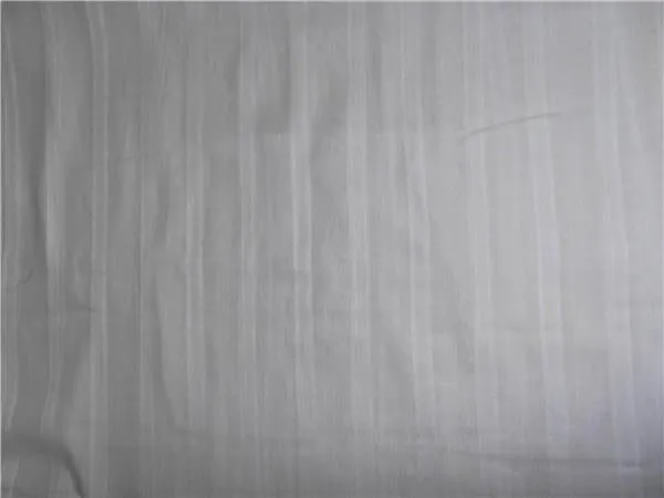 WHITE COTTON VOILE fabric 44&quot; WIDE - STRIPES #2