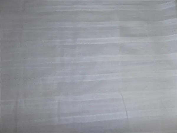 WHITE COTTON VOILE fabric 44&quot; WIDE - STRIPES #2