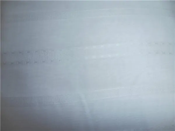 WHITE COTTON VOILE fabric 44&quot; WIDE - STRIPES #2