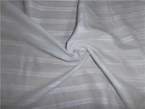 WHITE COTTON VOILE fabric 44&quot; WIDE - STRIPES #2