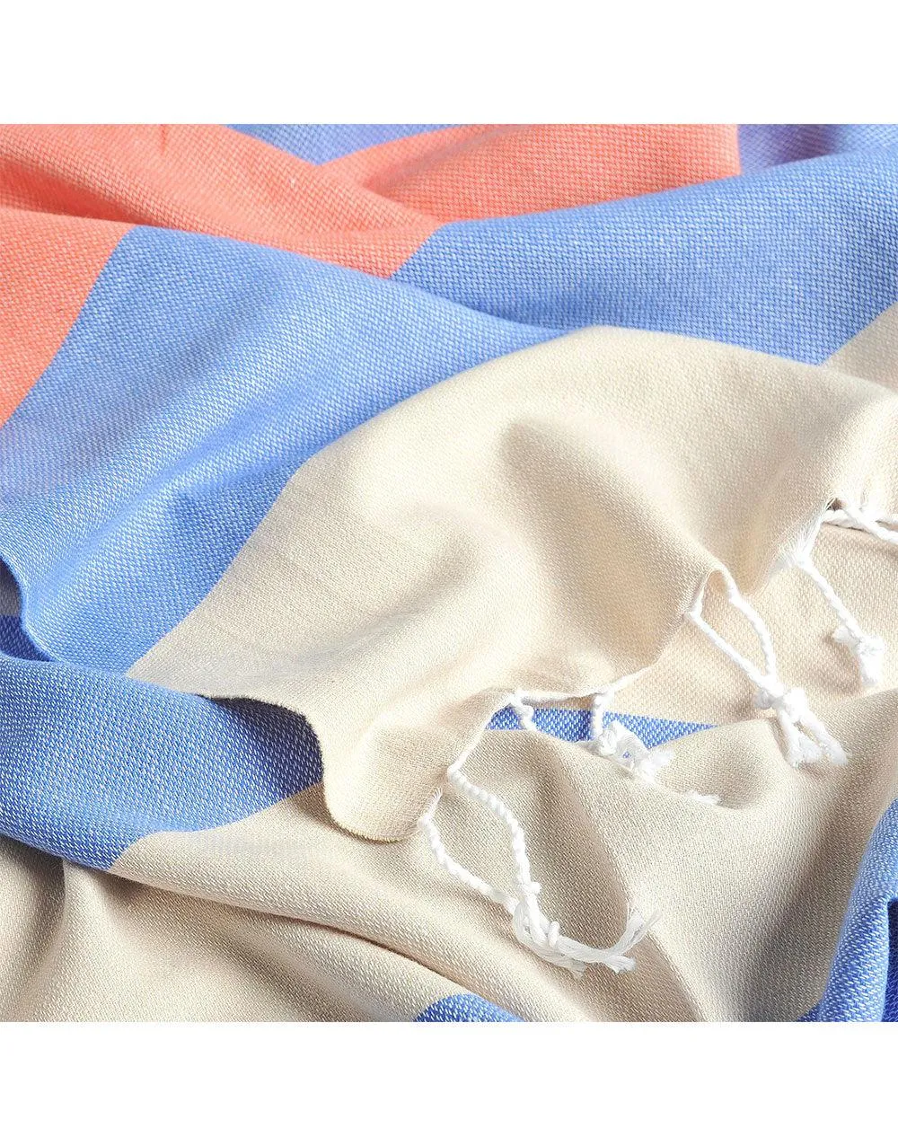 Wide Stripe Turkish Beach Towel