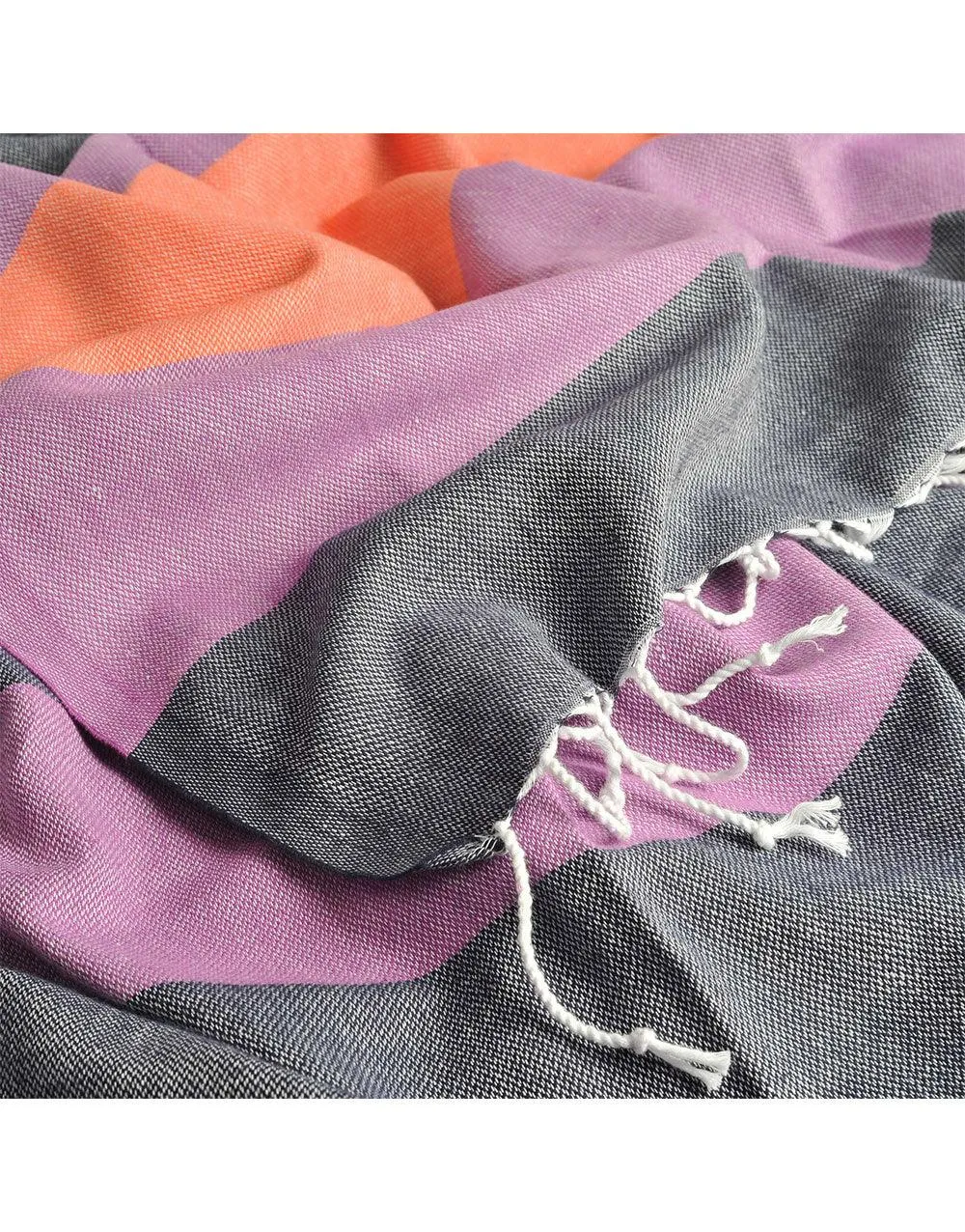 Wide Stripe Turkish Beach Towel
