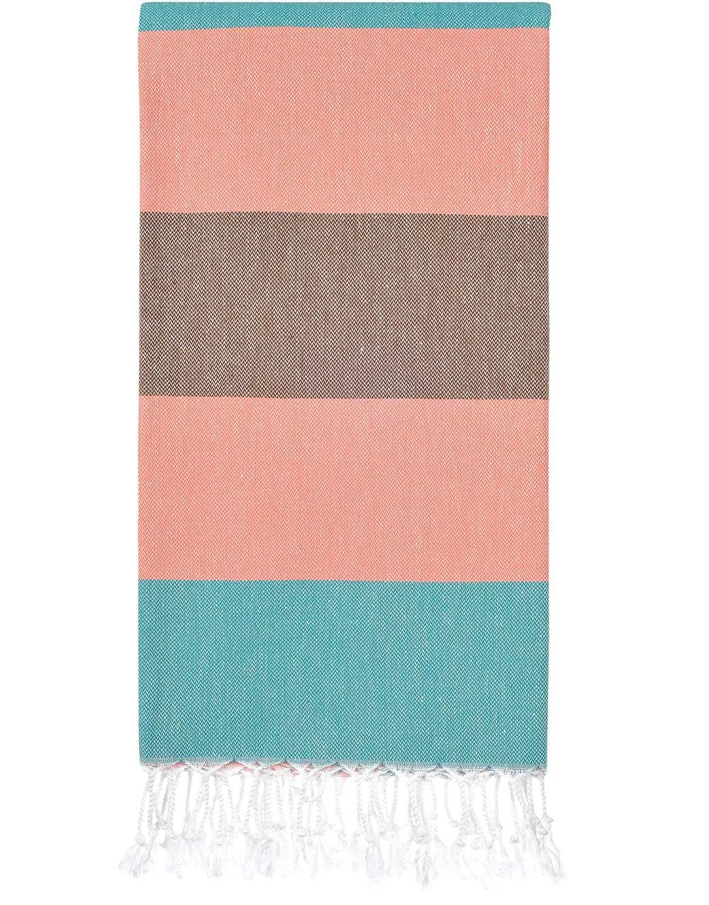 Wide Stripe Turkish Beach Towel
