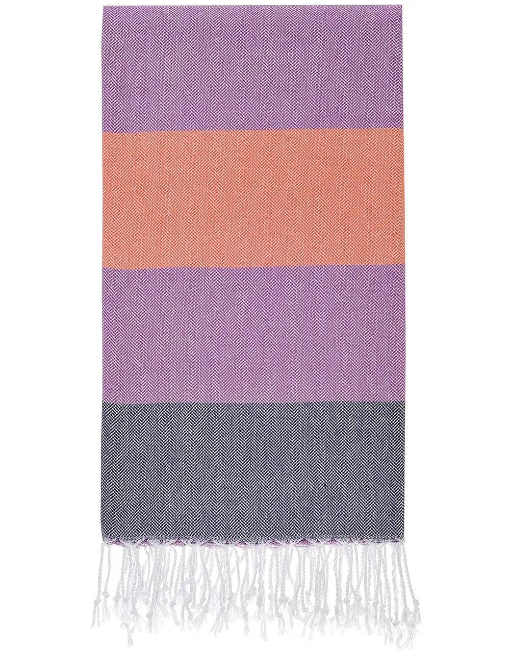 Wide Stripe Turkish Beach Towel