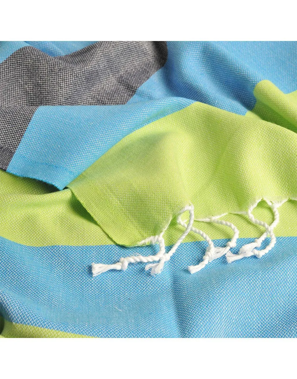 Wide Stripe Turkish Beach Towel