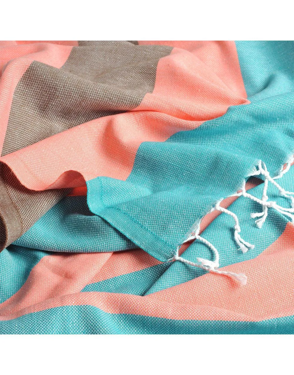 Wide Stripe Turkish Beach Towel