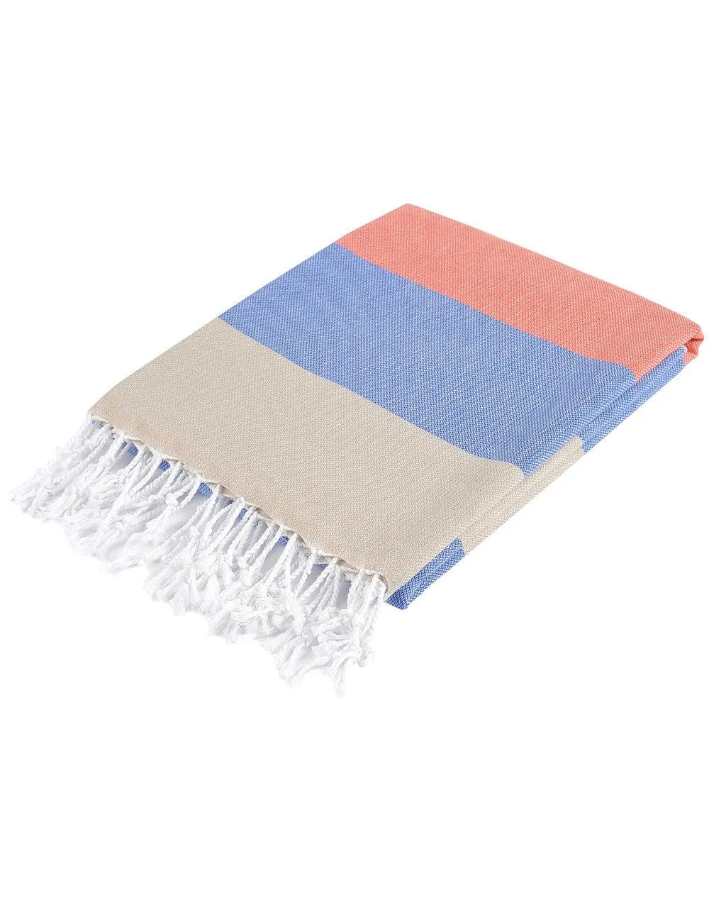 Wide Stripe Turkish Beach Towel