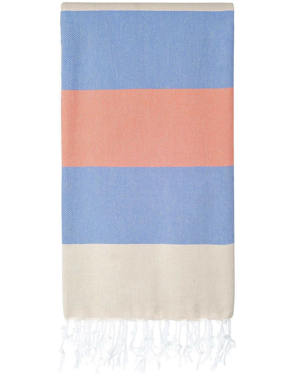 Wide Stripe Turkish Beach Towel