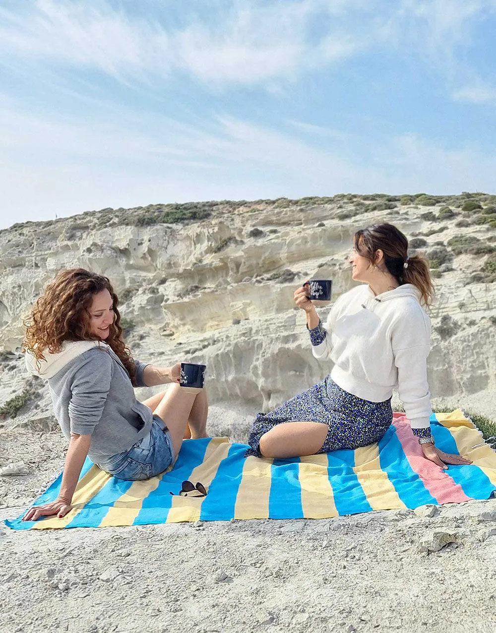 Wide Stripe Turkish Beach Towel