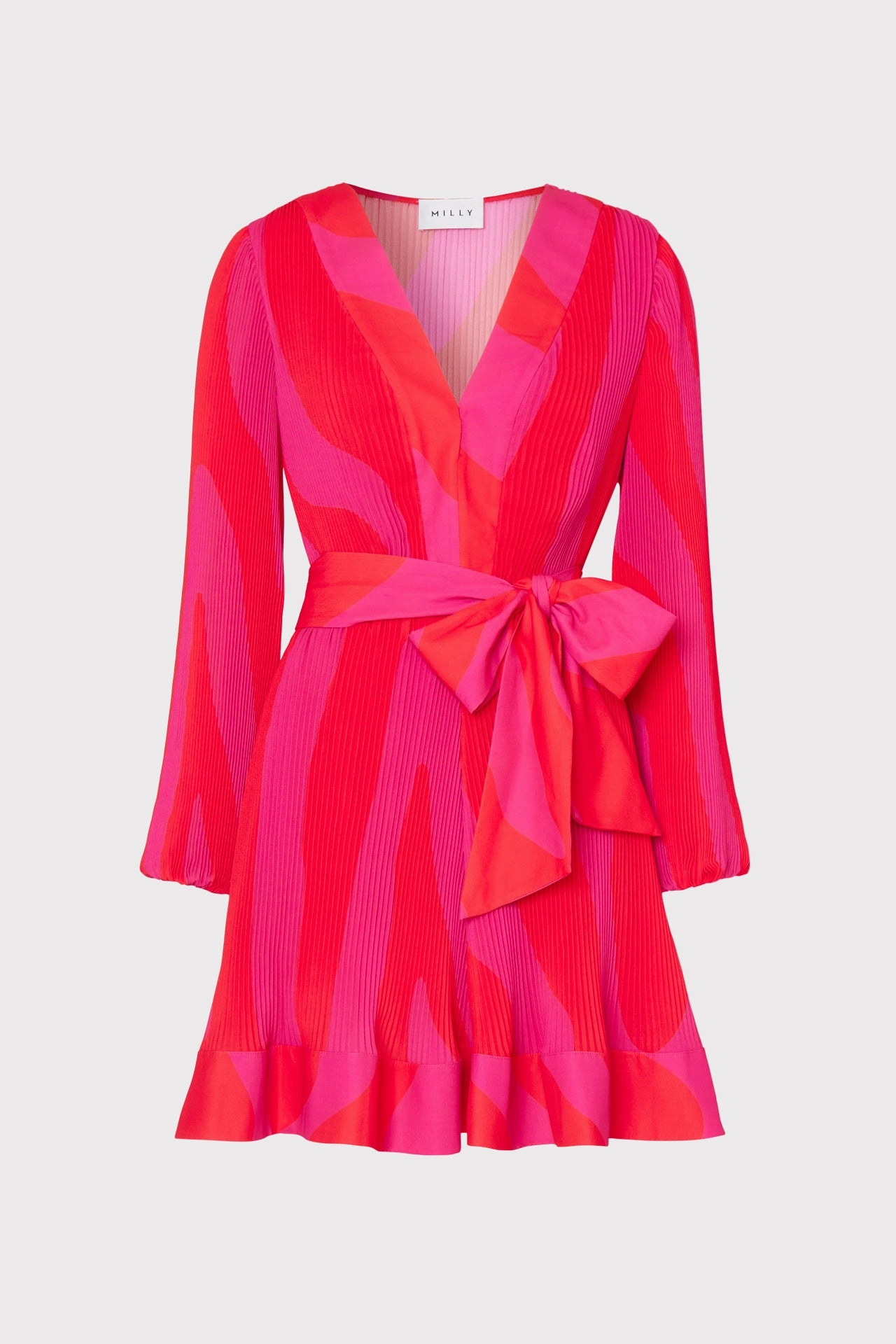 Liv Zebra Pleated Dress Calm Energy Bold Style