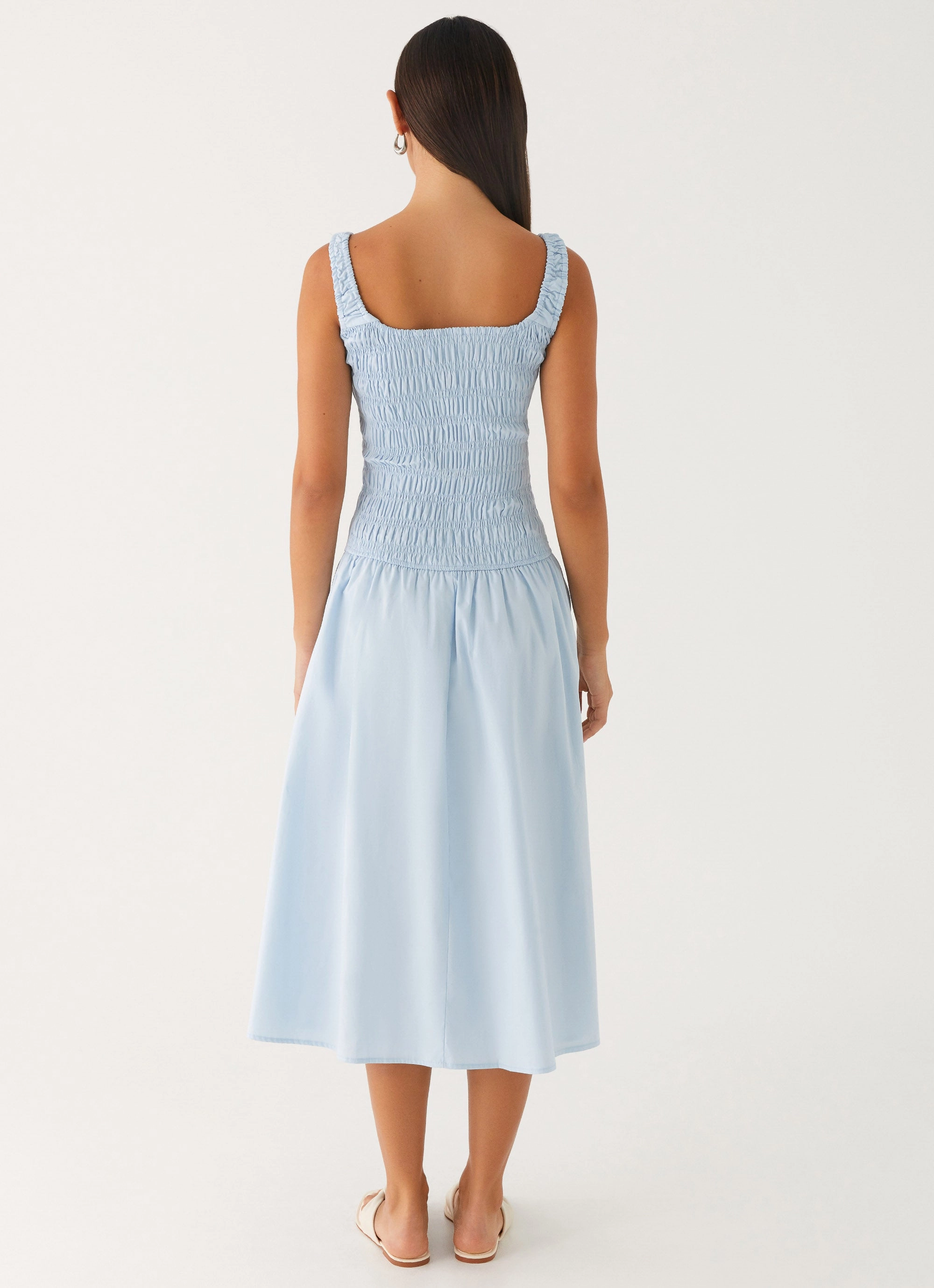 Wildflower Midi Dress - Blue Urban appeal