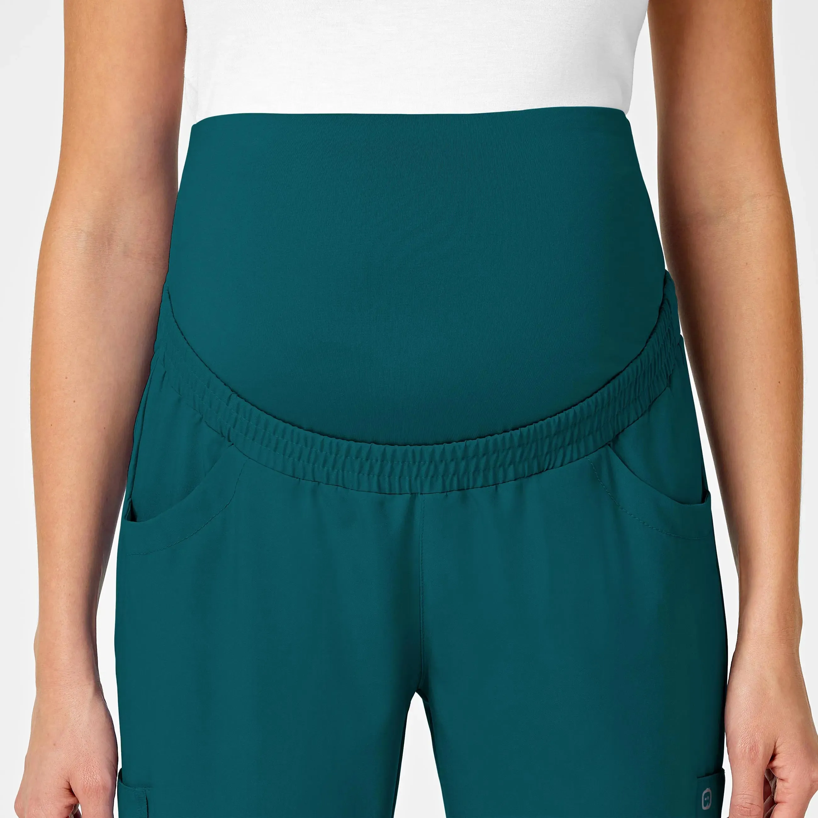 Wink Maternity Jogger Scrub Pant - Caribbean Blue