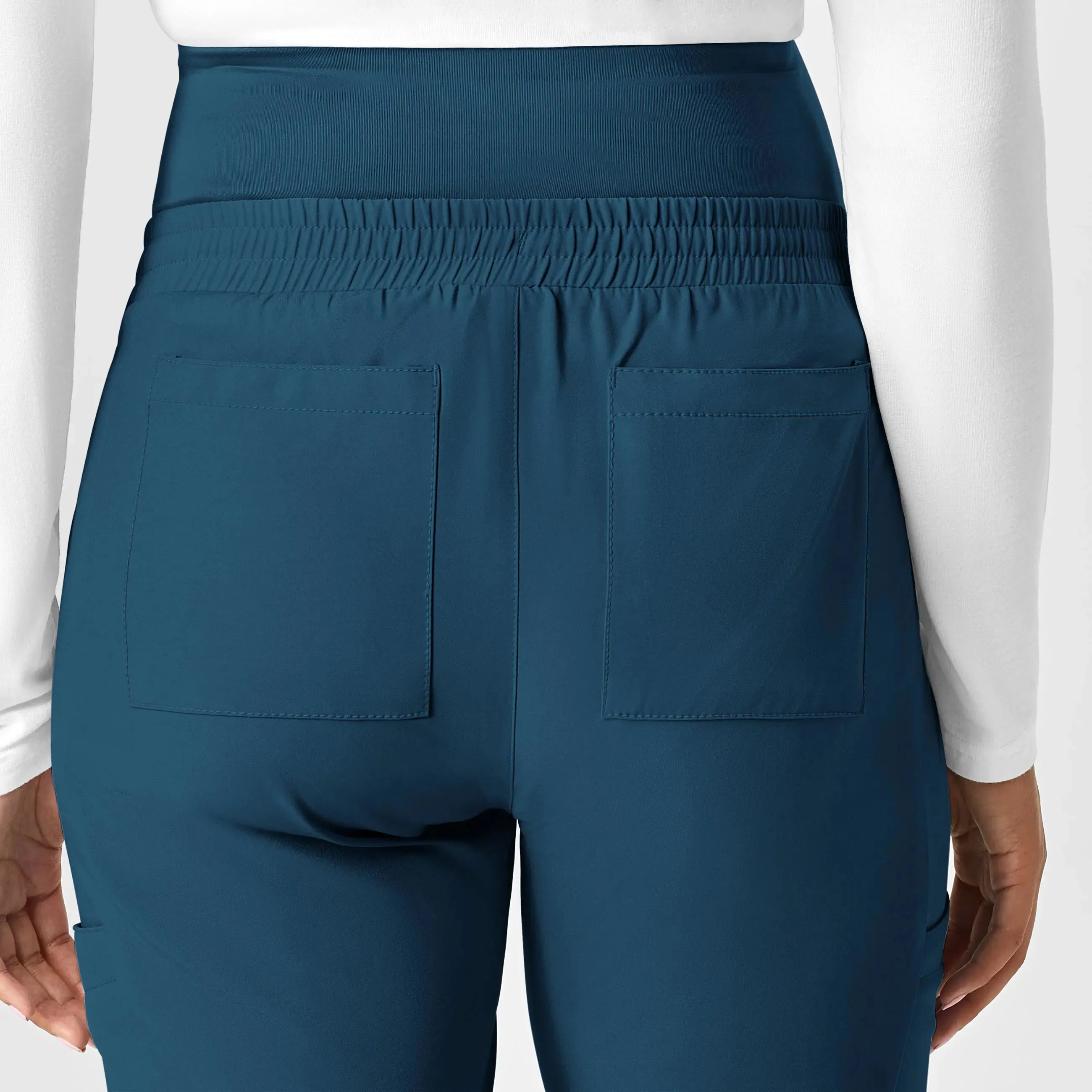 Wink Maternity Jogger Scrub Pant - Caribbean Blue