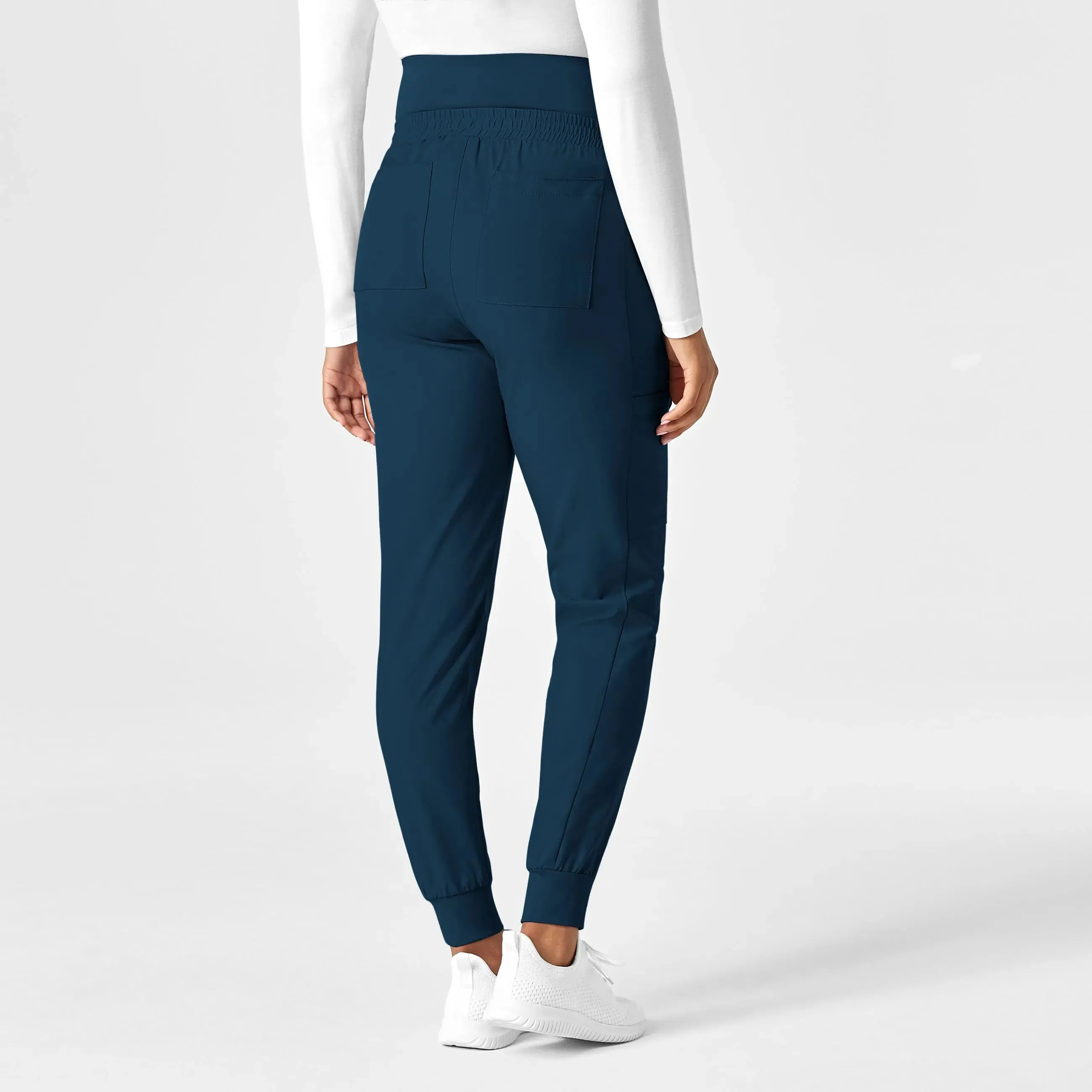 Wink Maternity Jogger Scrub Pant - Caribbean Blue