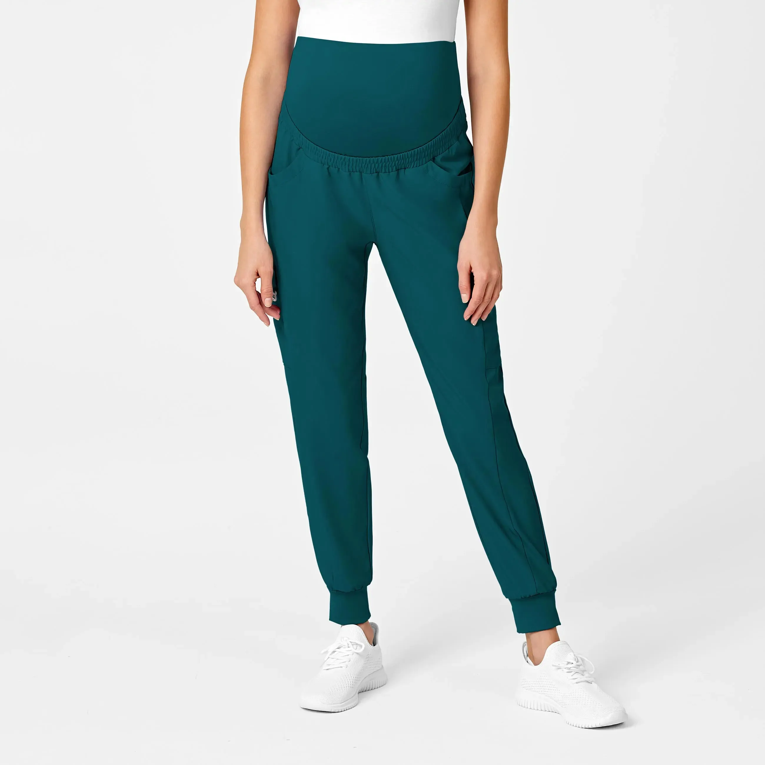 Wink Maternity Jogger Scrub Pant - Caribbean Blue