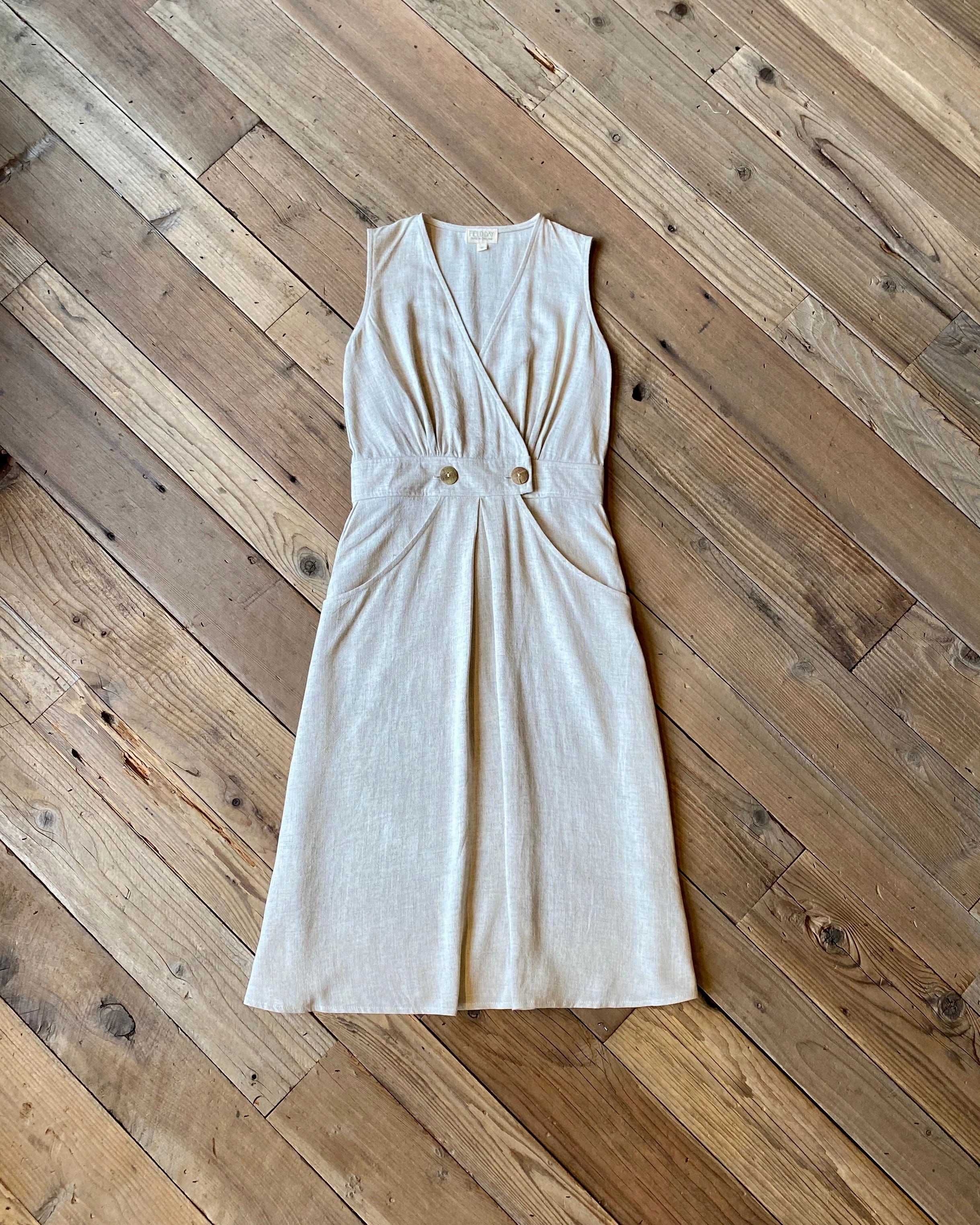 Day Fit Winona Dress in Oat Linen