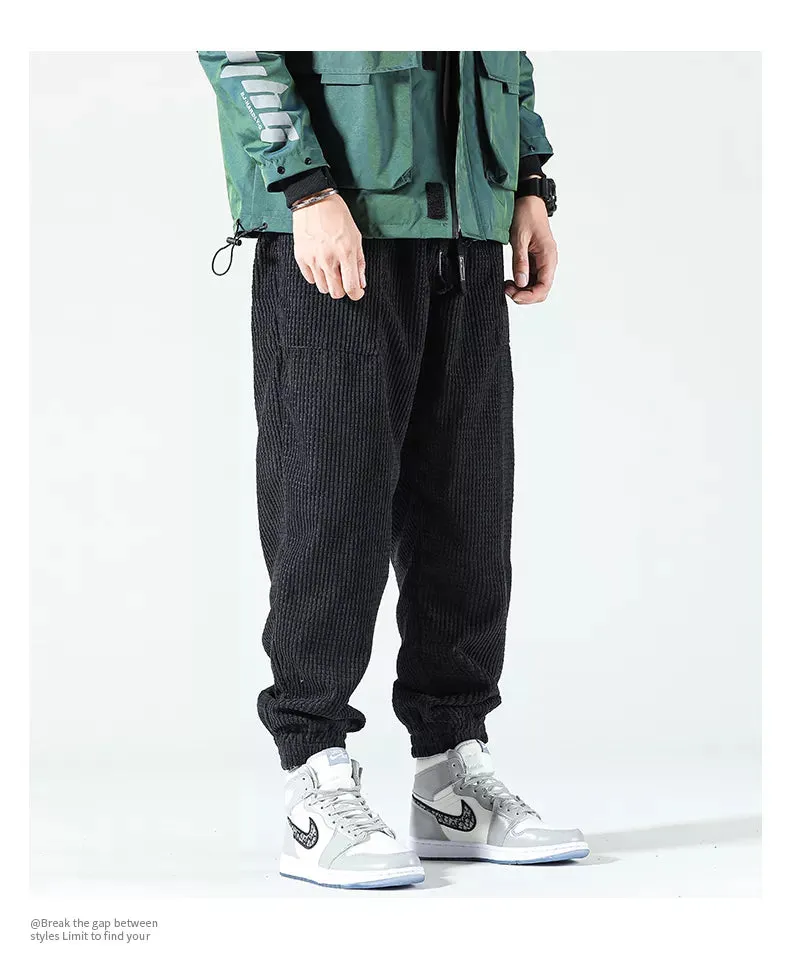 Winter Corduroy Casual Fleece Harem Pants