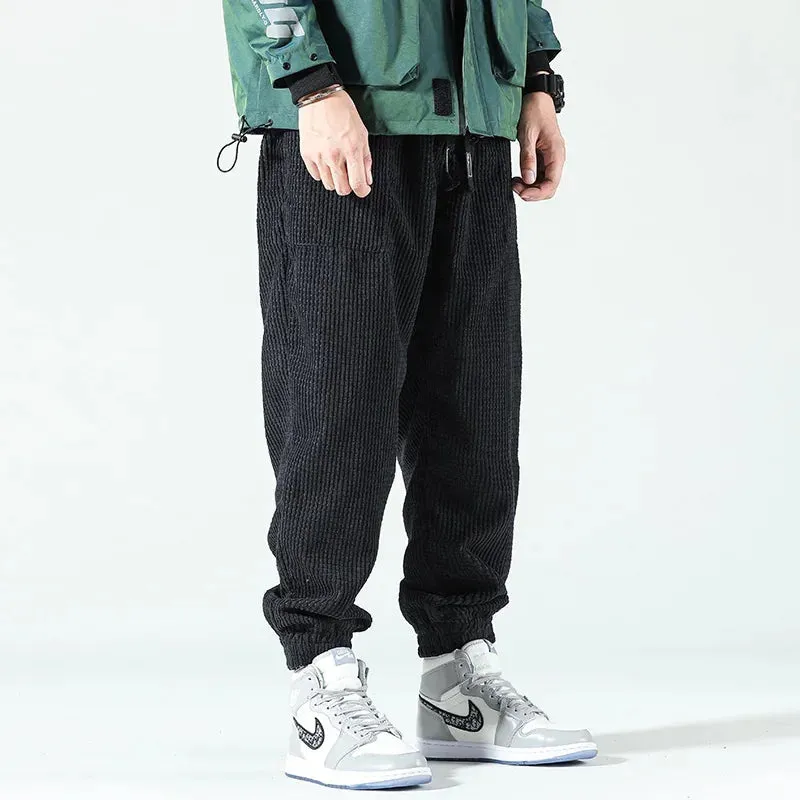 Winter Corduroy Casual Fleece Harem Pants
