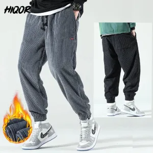 Winter Corduroy Casual Fleece Harem Pants