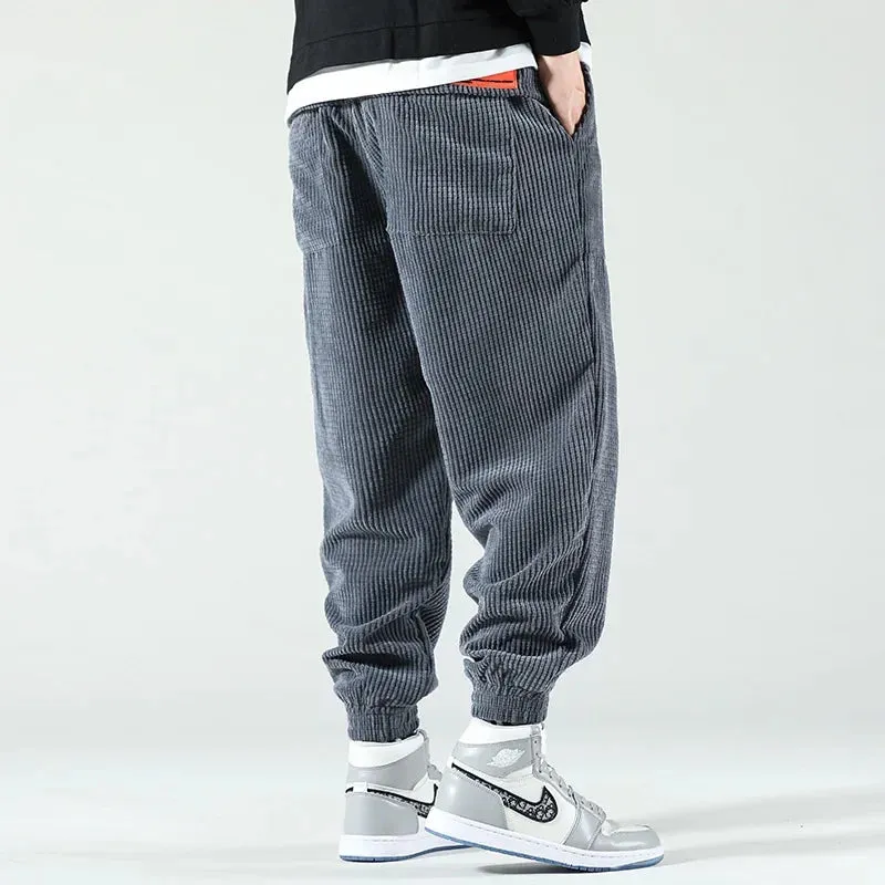 Winter Corduroy Casual Fleece Harem Pants
