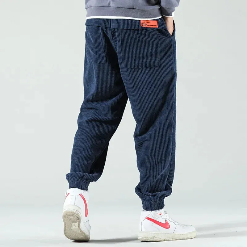 Winter Corduroy Casual Fleece Harem Pants