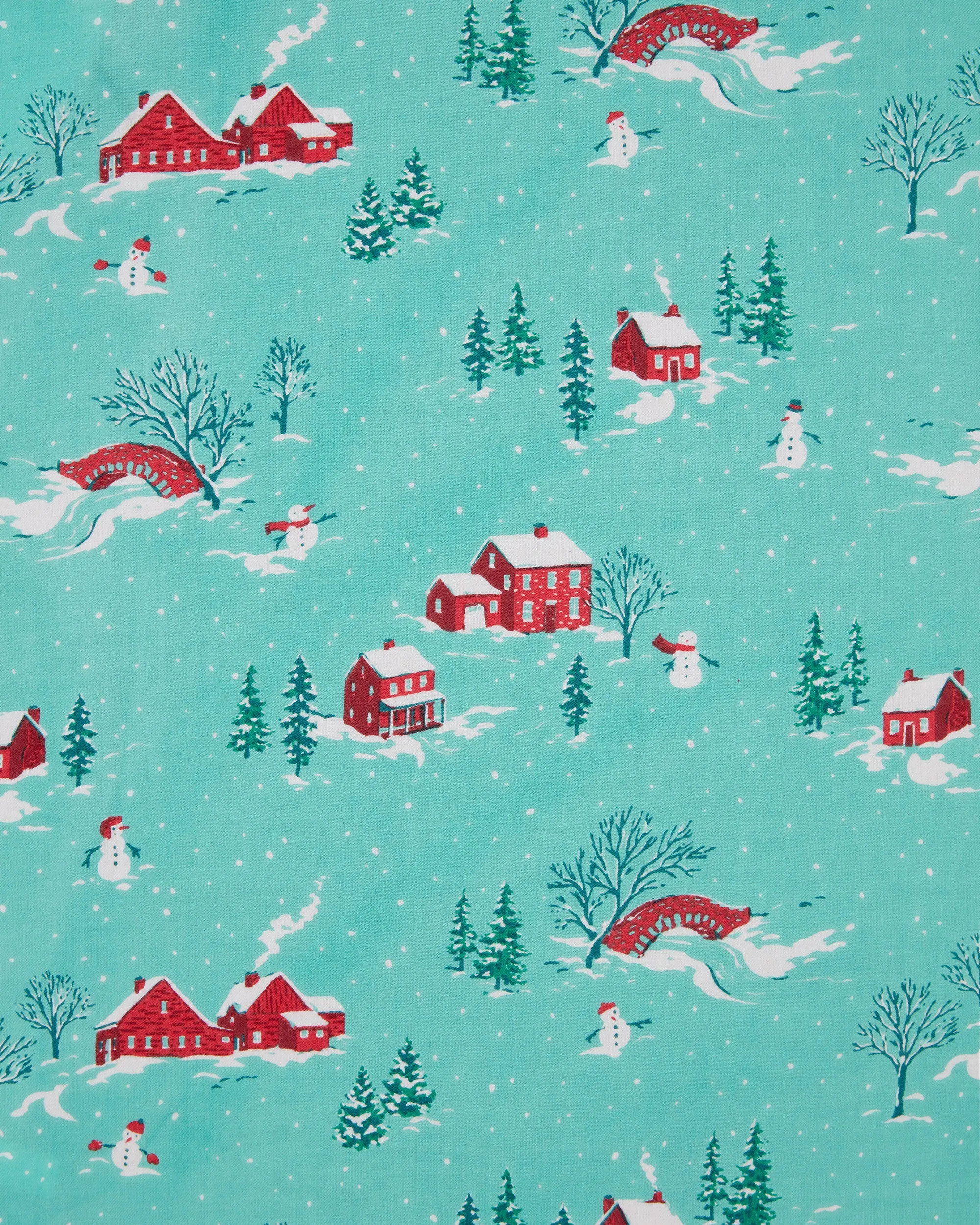 Winter Wonderland - Tall Lightweight Flannel Long PJ Set - Snow Day