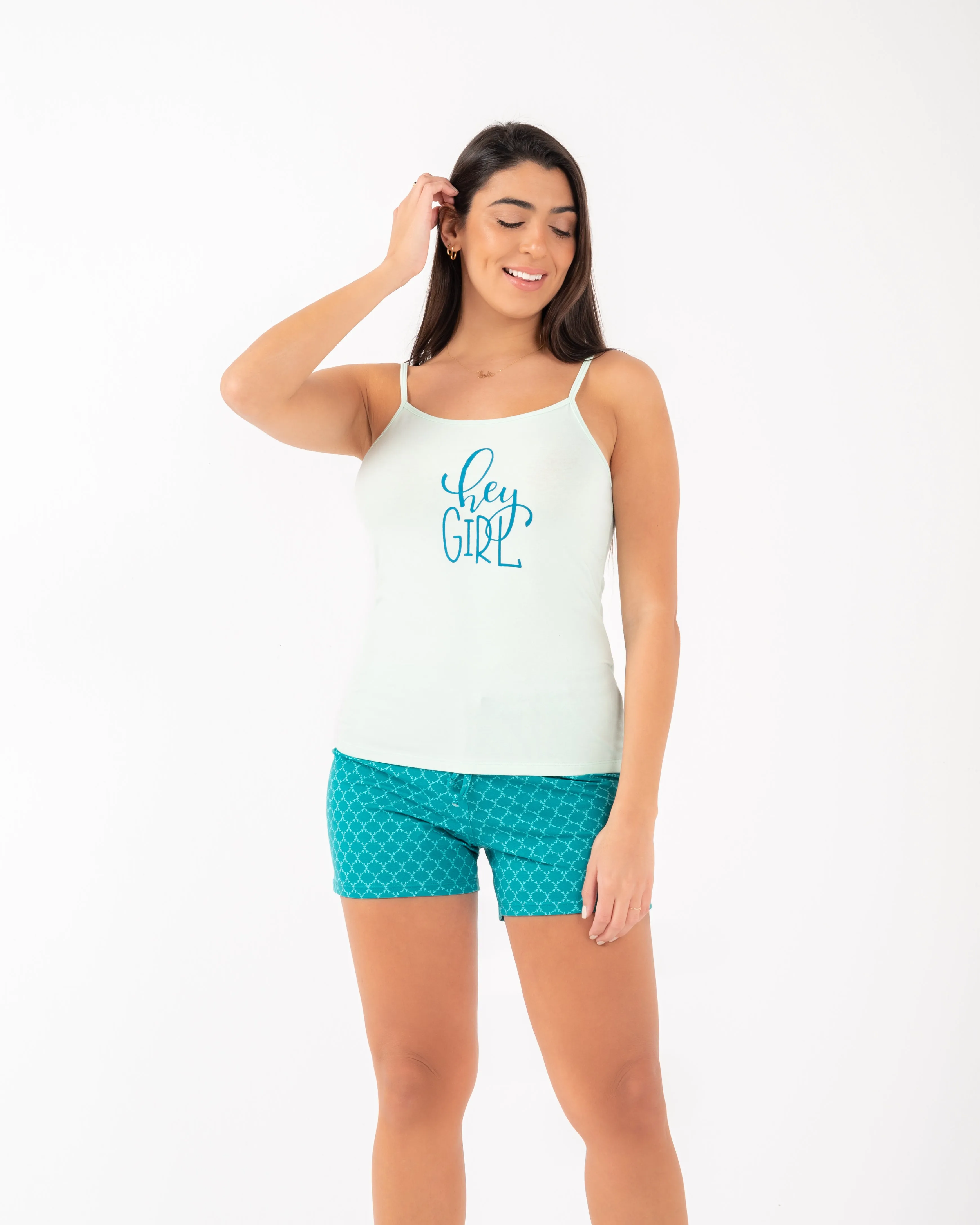 Women cotton short spaghetti Pijamas