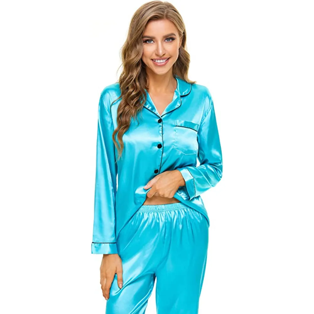 Women Pajama Two-piece Sleepwear Set