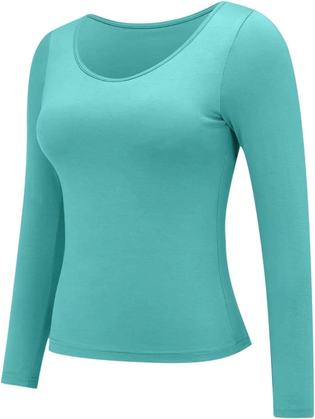 Women Soft Pajamas Comfy Loungewear Nightshirt with Built In Bra Long Sleeve Sleep T Shirt Tops Sexy ounge Pajama