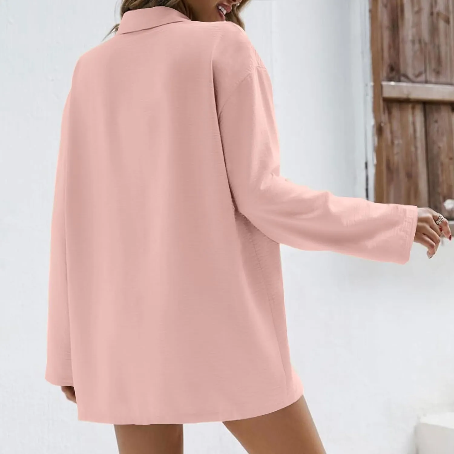 Women's 2 Piece Outfits Tracksuit Set Button Down Shirts Elastic High Waist Shorts Beach Vacation Outfits Lounge Sets