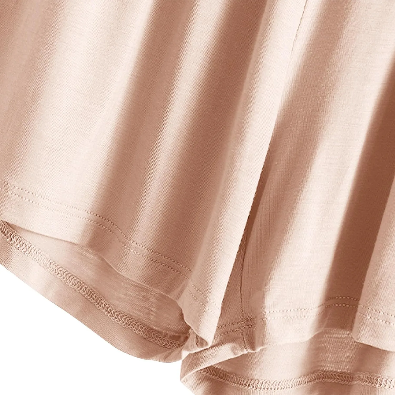 Women's Casual Summer Soft Modal Pajama Shorts Elastic Waist Pj Bottoms Loose Comfy Thin Boxer Sleepwear Lounge Shorts