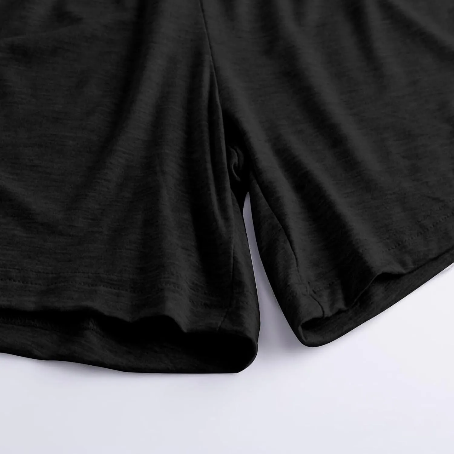 Womens Comfy Cotton Shorts for Summer 5 Inch Inseam Casual Loose Elastic Waist Lounge Shorts Plus Size Short Pjs Pants