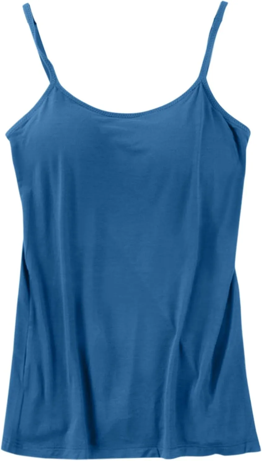Women's Cotton Camisole Shelf Bra Spaghetti Straps Tank Top Adjustable Spaghetti Strap Cami Tank Summer Undershirts