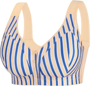 Women's Front Button Breathable Everyday Sports Bra