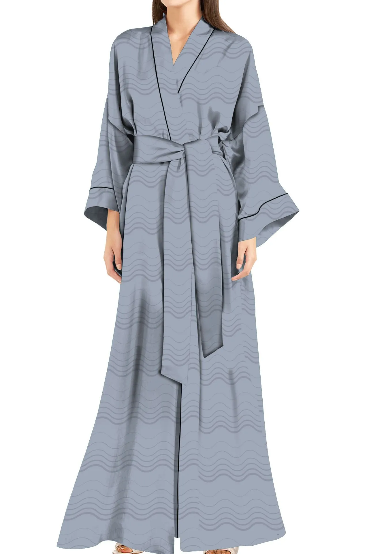 Womens Gray Robe