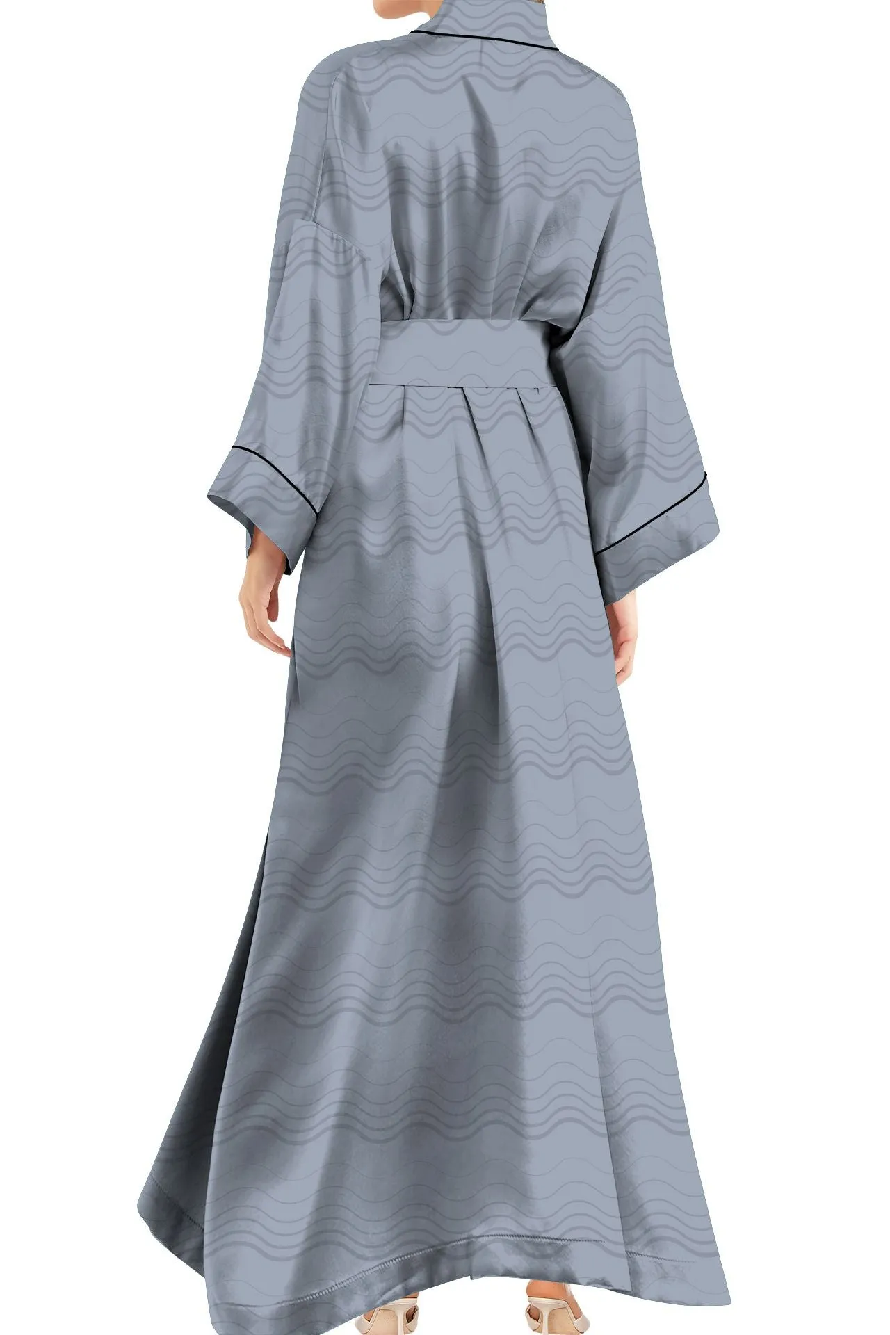 Womens Gray Robe