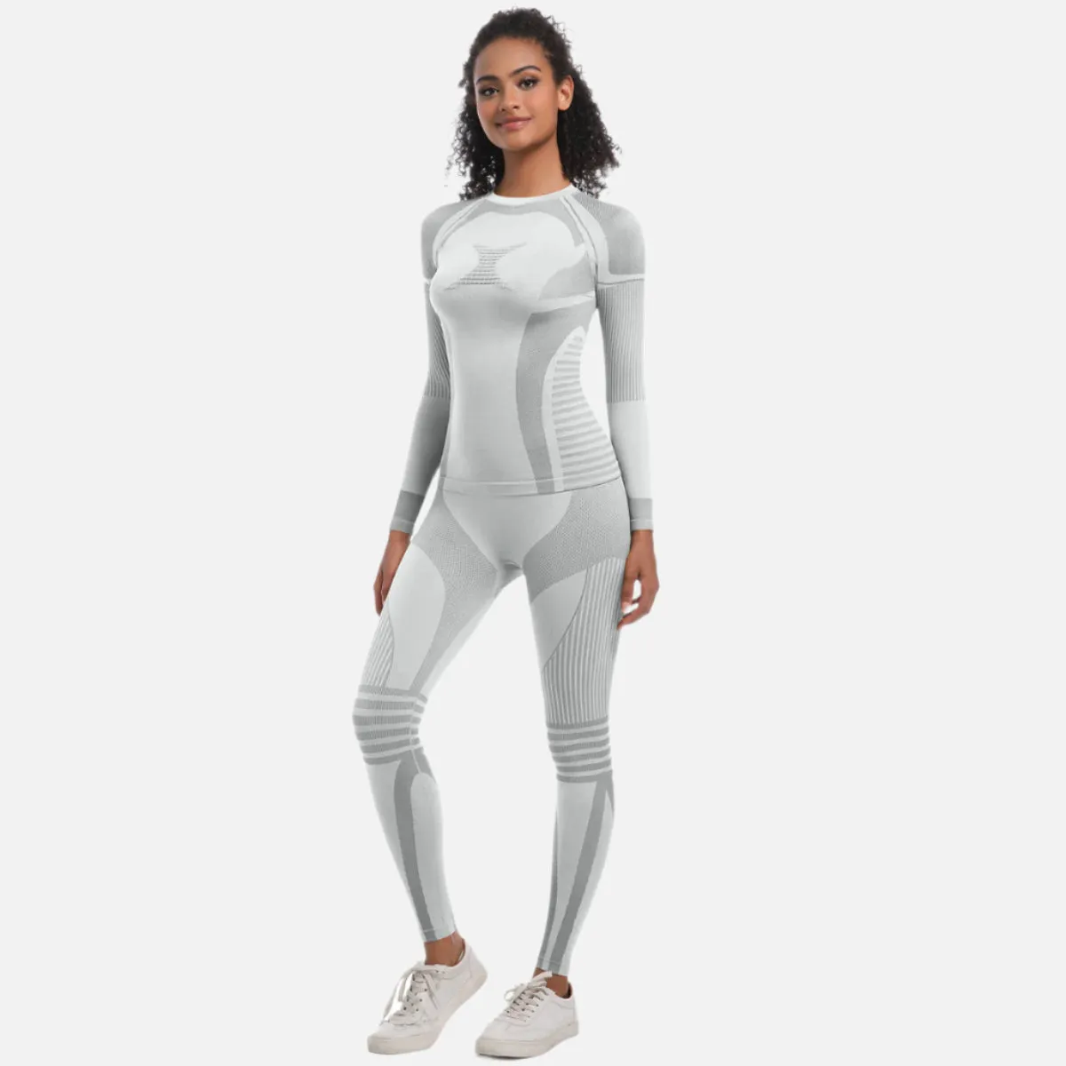 Women's Knitted High-elasitc Yoga Set