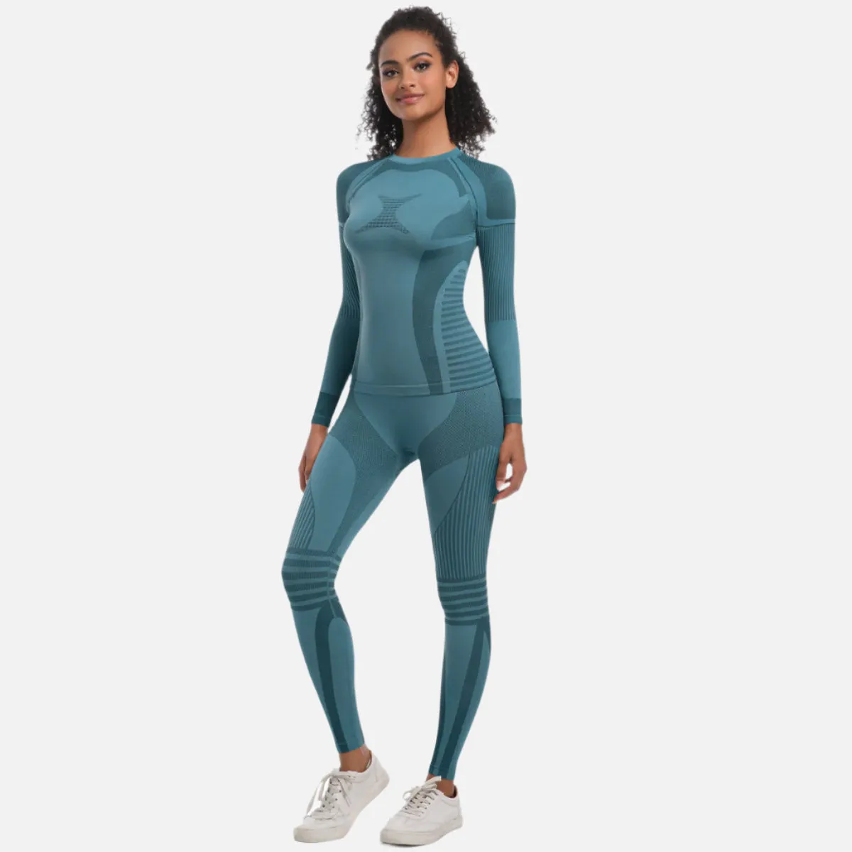 Women's Knitted High-elasitc Yoga Set