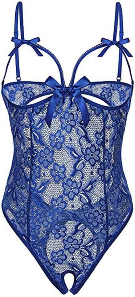 Women's Lingerie Sexy Nightwear Garment Underwear Lace Trim Sleep Dress Christmas Nightgown Sexy Pjs For Women