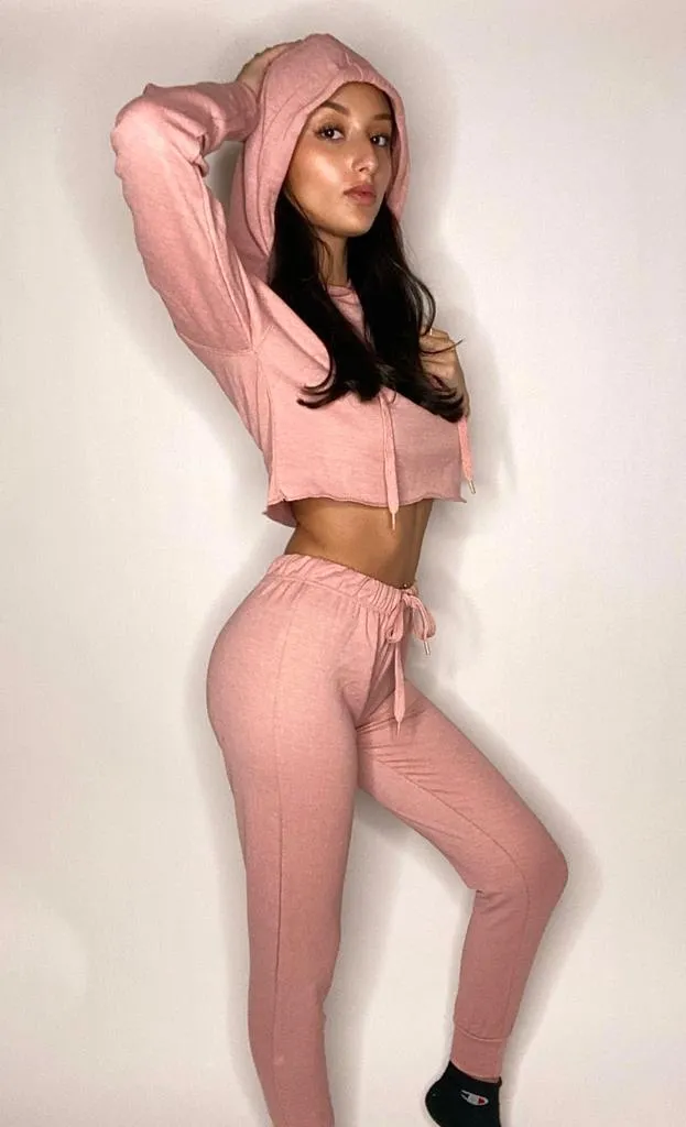 Women's Long Sleeve Hoodie Tracksuit Joggers Set Active Daily Activewear