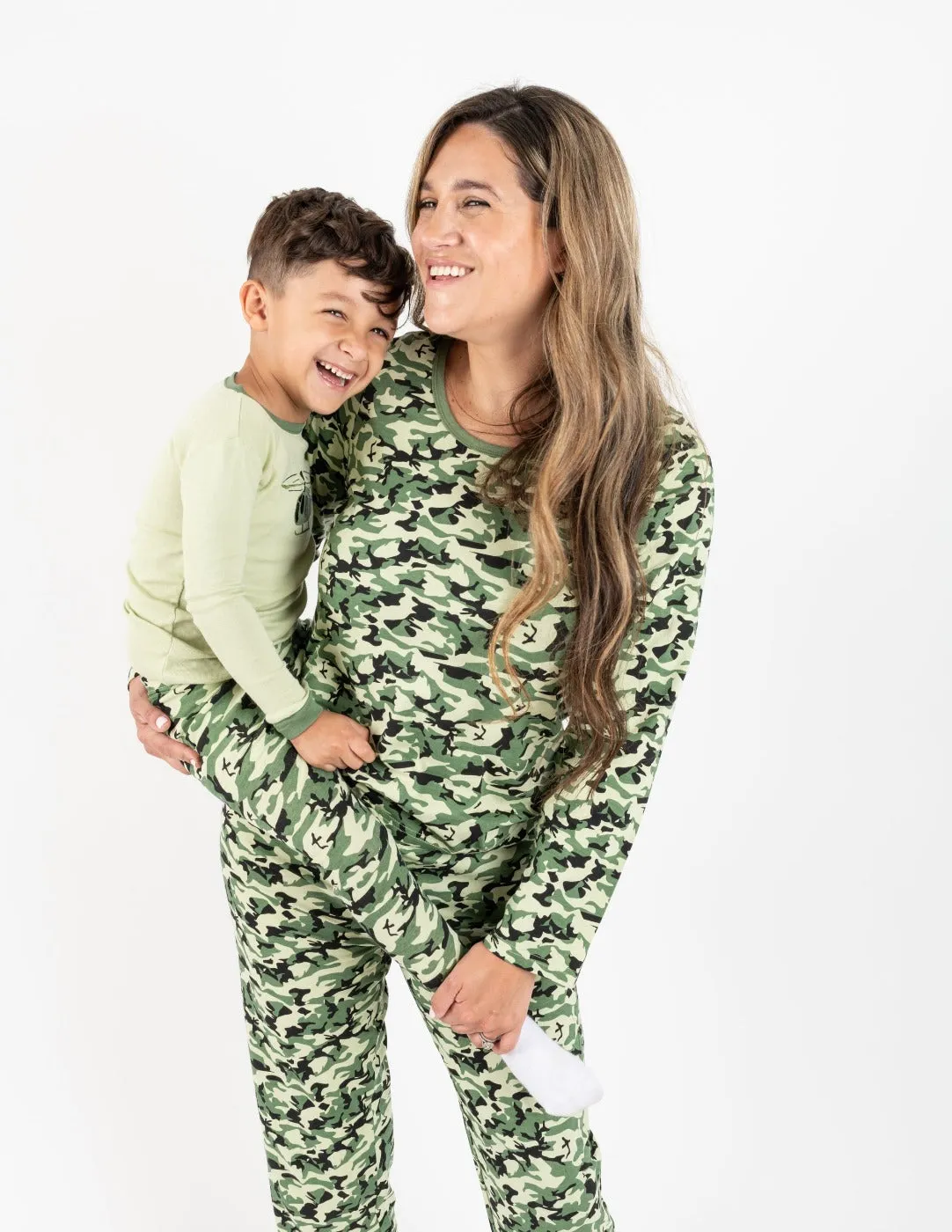 Women's Loose Fit Camouflage Pajamas