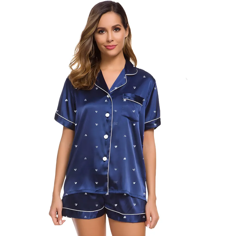 Women's Lounge Sleepwear Dotted Sets