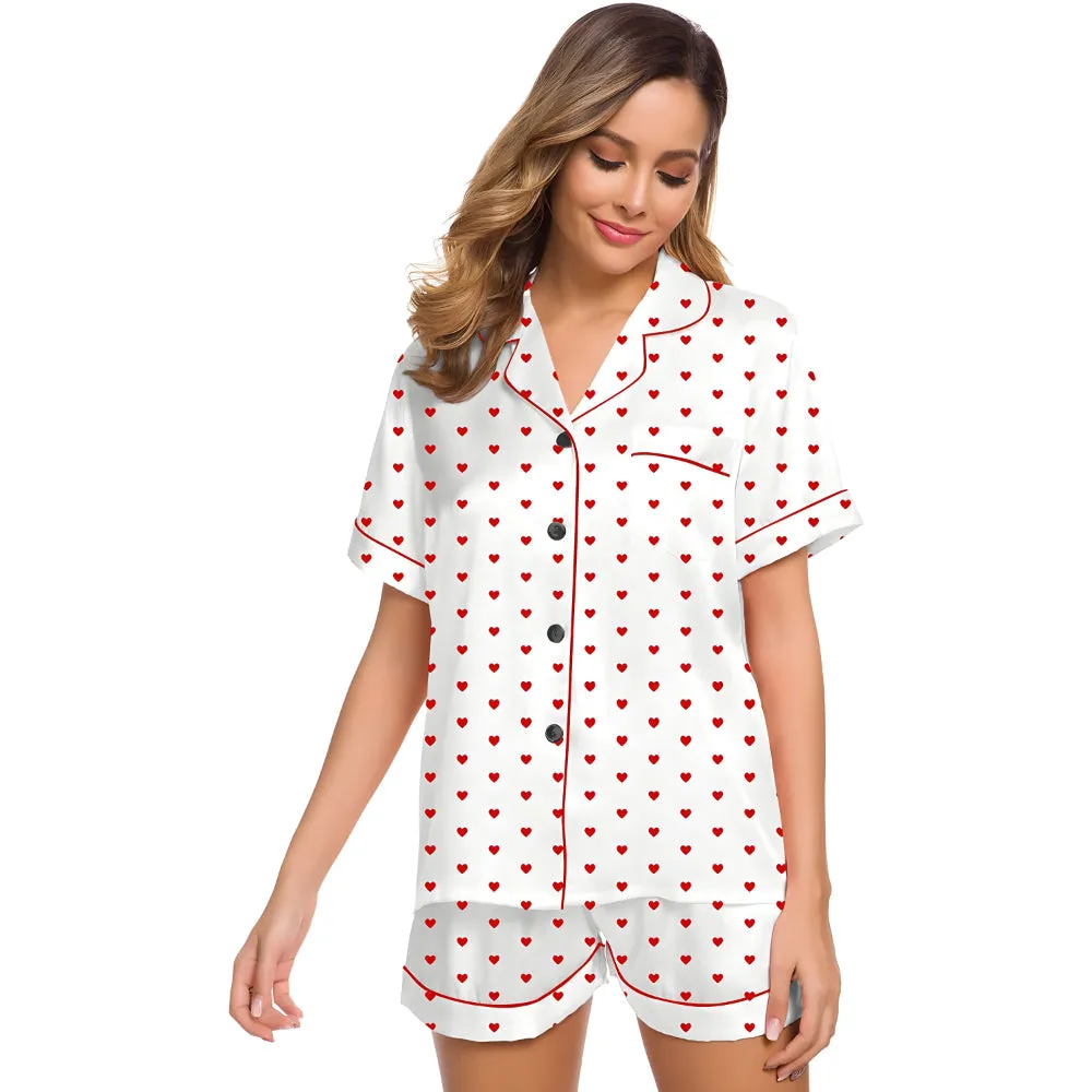 Women's Lounge Sleepwear Dotted Sets