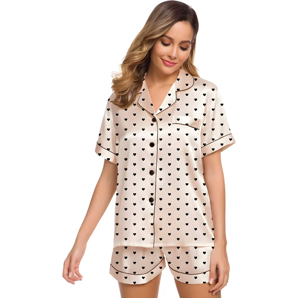 Women's Lounge Sleepwear Dotted Sets