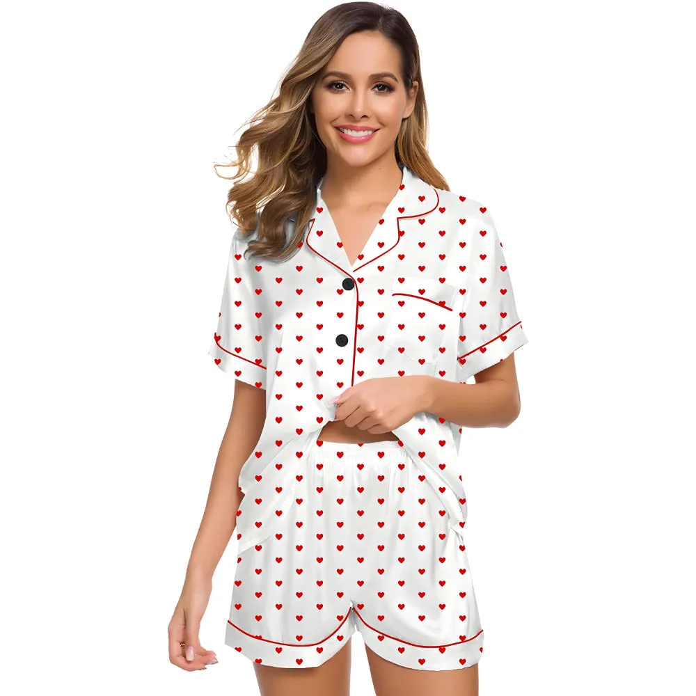 Women's Lounge Sleepwear Dotted Sets