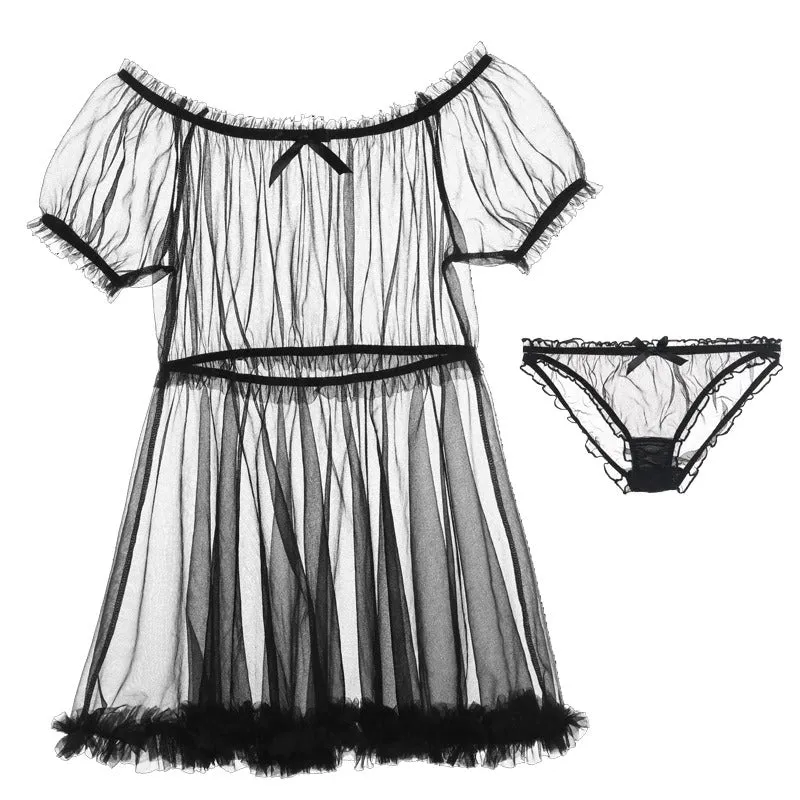 Women's Mesh Lingerie | Nightgowns | Underwear Set