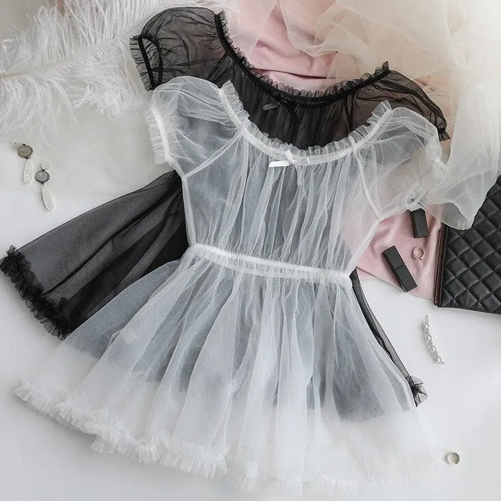 Women's Mesh Lingerie | Nightgowns | Underwear Set